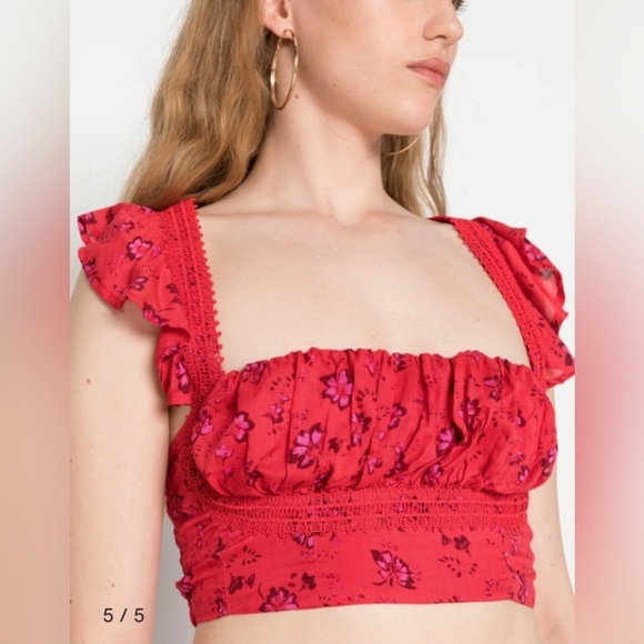 Free People Bijou Skirt Set - Cherry Combo - Picture 13 of 16